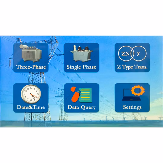 Автоматический тестер коэффициента трансформации трехфазного трансформатора Цифровой тестер коэффициента трансформации трансформатора TTR