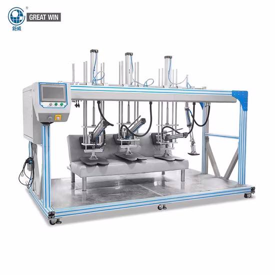 Интегрированный тестер на выносливость спинки и подлокотника дивана