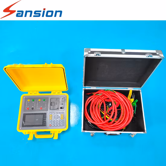 Трехфазный тестер коэффициента трансформации трансформатора TTR для тестирования трансформаторов